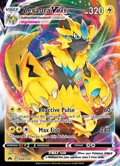 Zeraora VMAX — Crown Zenith #054