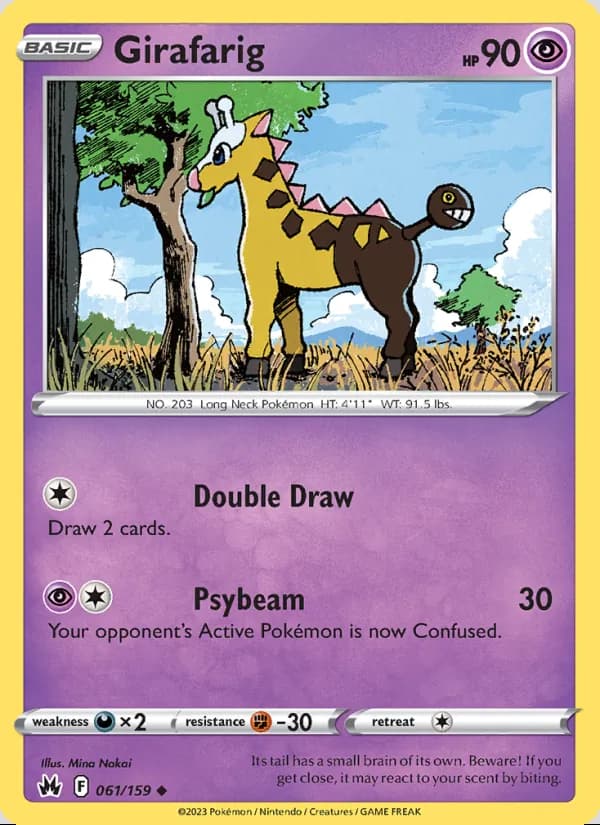Girafarig — Crown Zenith #061