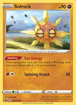 Solrock — Crown Zenith #069