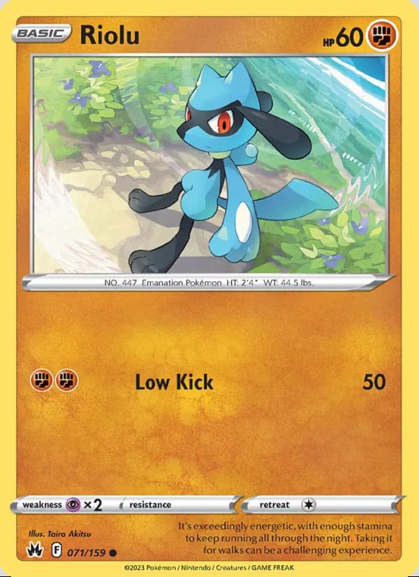 Riolu — Crown Zenith #071