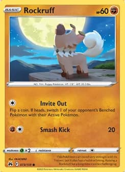 Rockruff — Crown Zenith #073