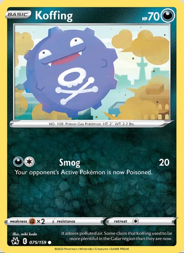 Koffing — Cenit Supremo #075