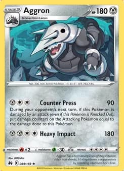 Aggron — Crown Zenith #089