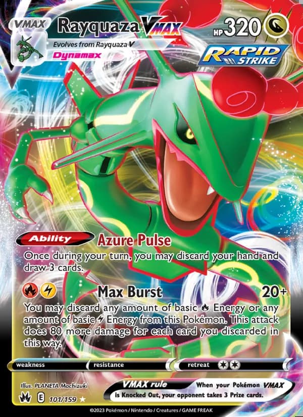 Rayquaza VMAX — Cenit Supremo #101