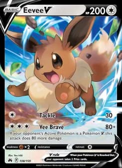 Eevee V — Crown Zenith #108