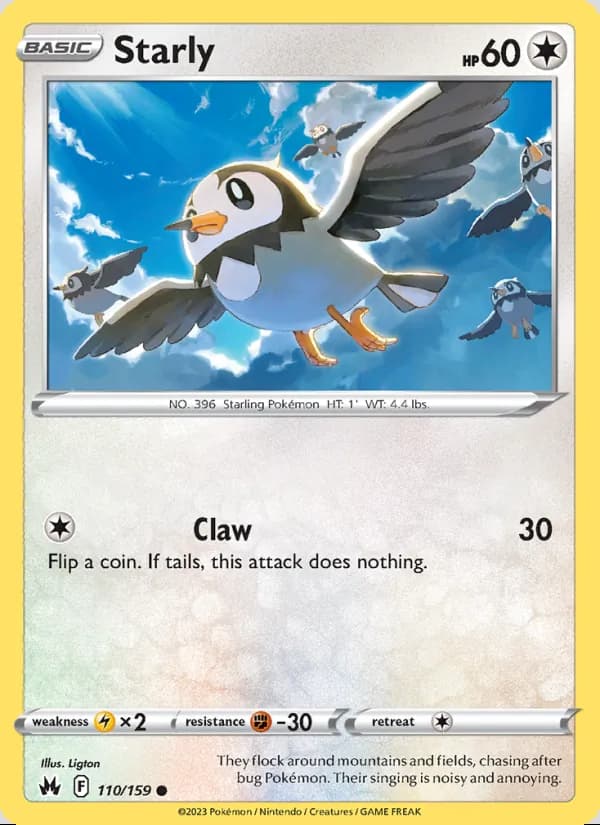 Starly — Crown Zenith #110