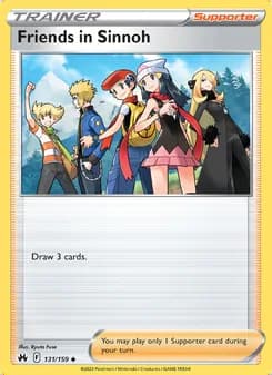 Friends in Sinnoh — Crown Zenith #131