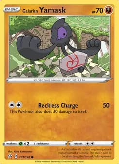 Galarian Yamask — Rebel Clash #101