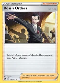 Boss's Orders (Giovanni) — Rebel Clash #154