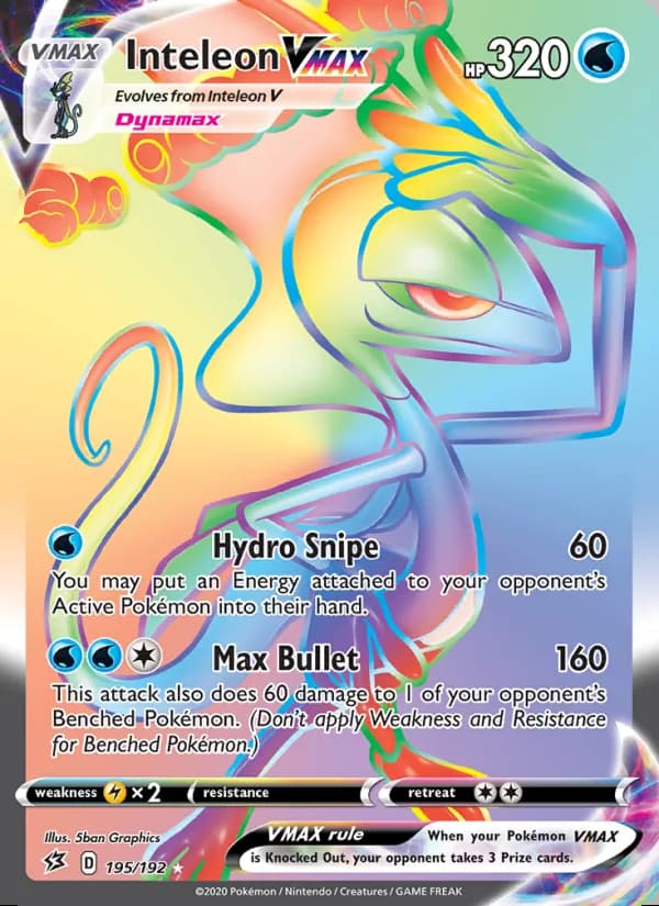 Inteleon VMAX — Rebel Clash #195