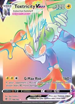Toxtricity VMAX — Rebel Clash #196
