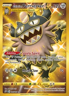 Galarian Perrserker — Rebel Clash #205