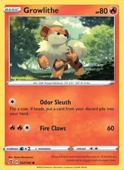 Growlithe — Rebel Clash #27