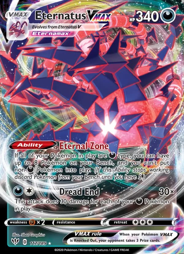 Eternatus VMAX — Darkness Ablaze #117