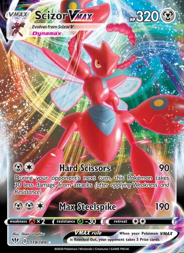 Scizor VMAX — Darkness Ablaze #119