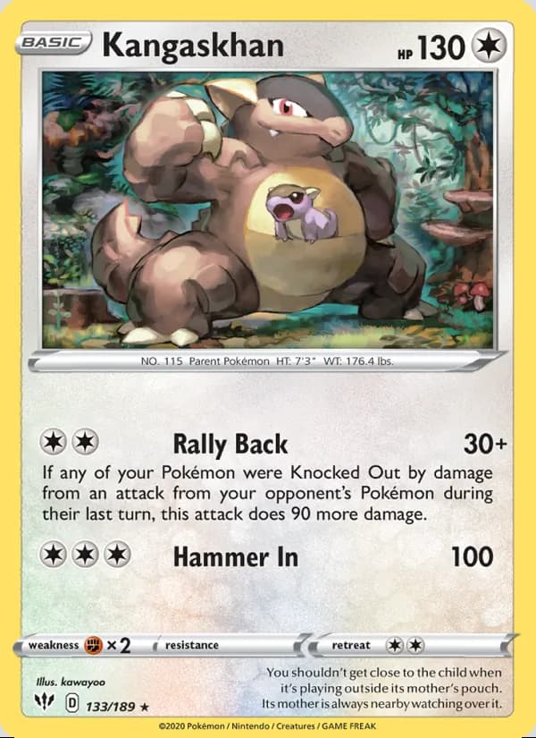 Kangaskhan — Darkness Ablaze #133