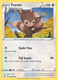 Furret — Darkness Ablaze #136
