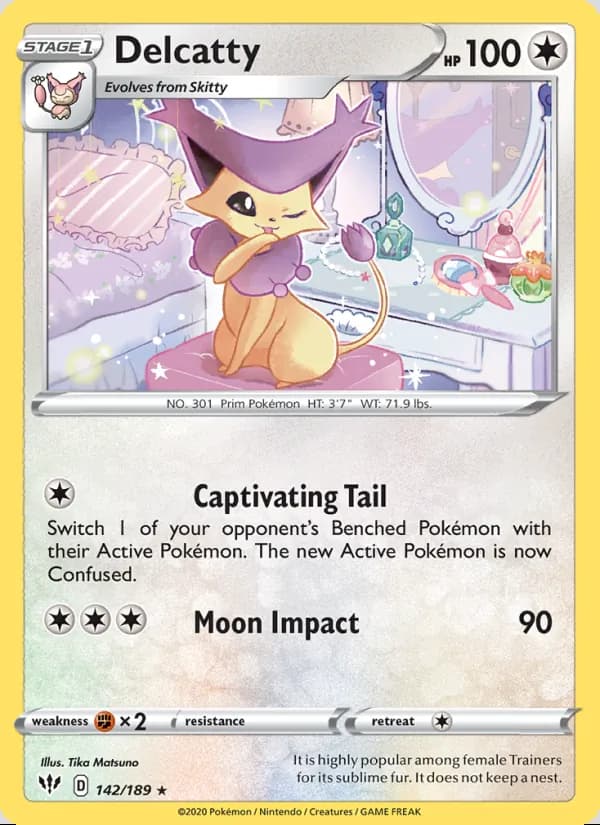 Delcatty — Darkness Ablaze #142
