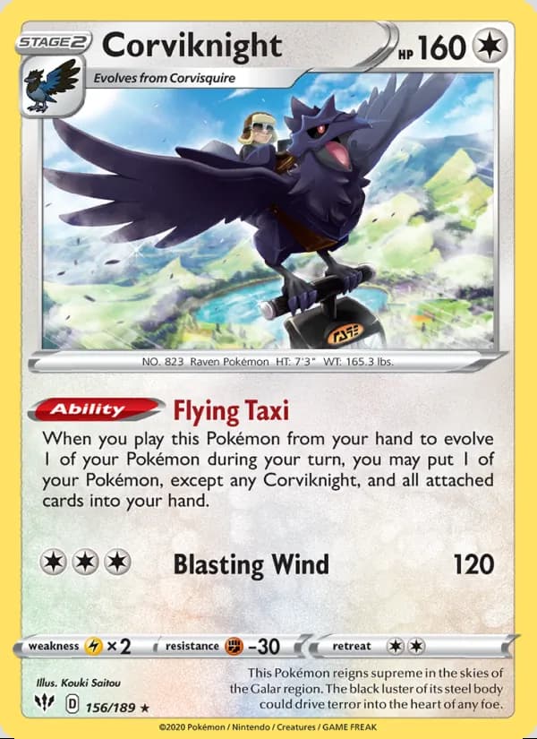 Corviknight — Darkness Ablaze #156