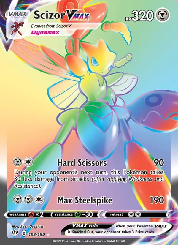 Scizor VMAX — Darkness Ablaze #193