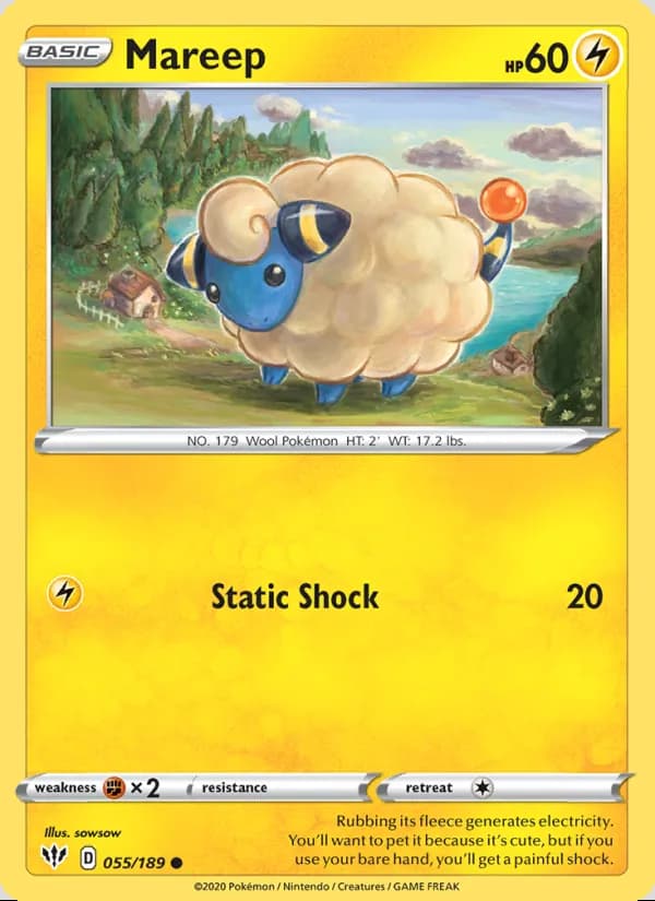 Mareep — Darkness Ablaze #55