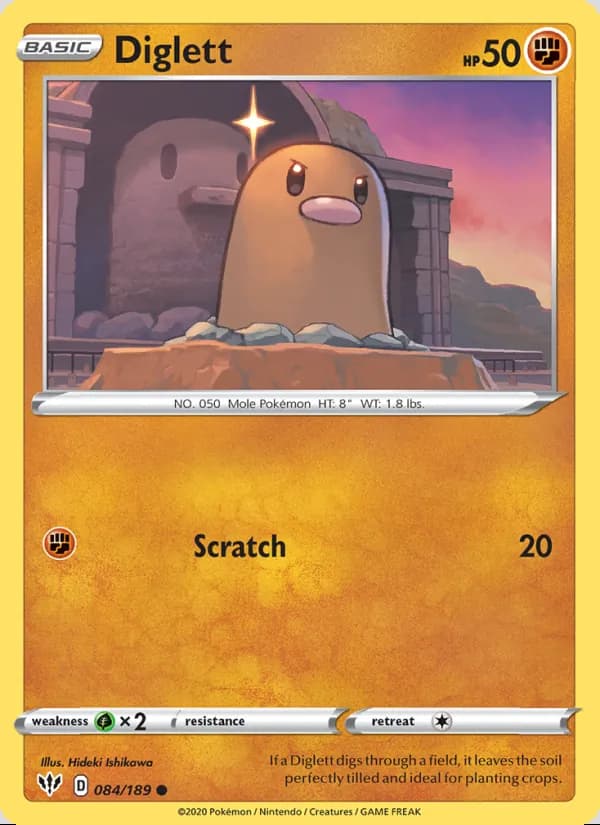 Diglett — Oscuridad Incandescente #84