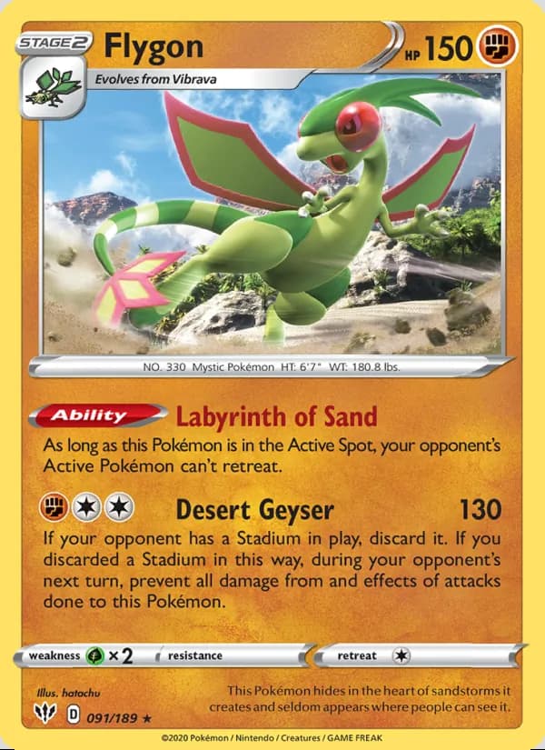 Flygon — Oscuridad Incandescente #91