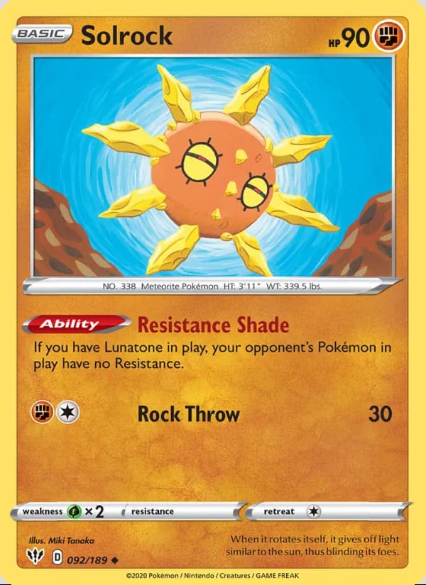 Solrock — Darkness Ablaze #92