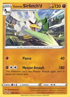 Galarian Sirfetch'd — Darkness Ablaze #98