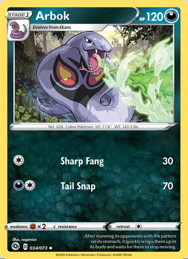 Arbok — Champion's Path #34