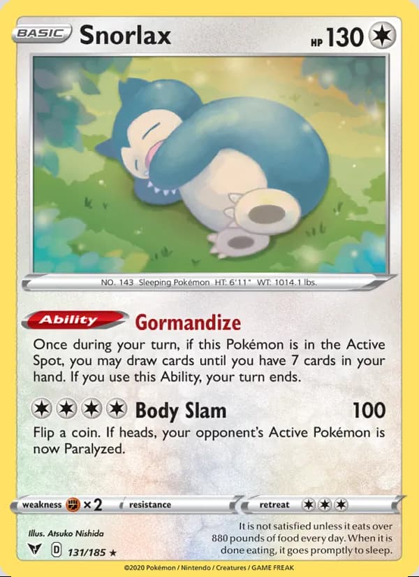Snorlax — Vivid Voltage #131