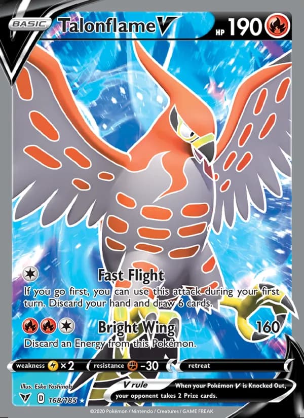 Talonflame V — Vivid Voltage #168