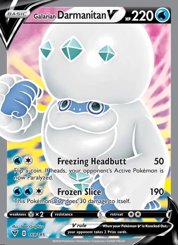 Darmanitan de Galar V — Voltaje Vívido #169