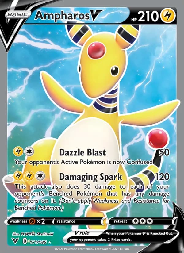 Ampharos V — Vivid Voltage #171