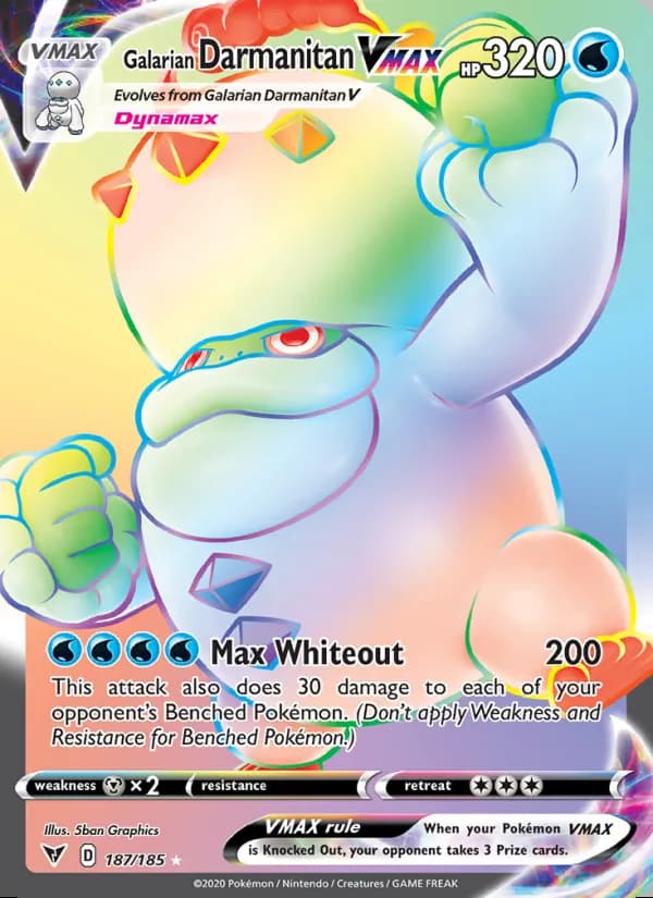 Galarian Darmanitan VMAX — Vivid Voltage #187