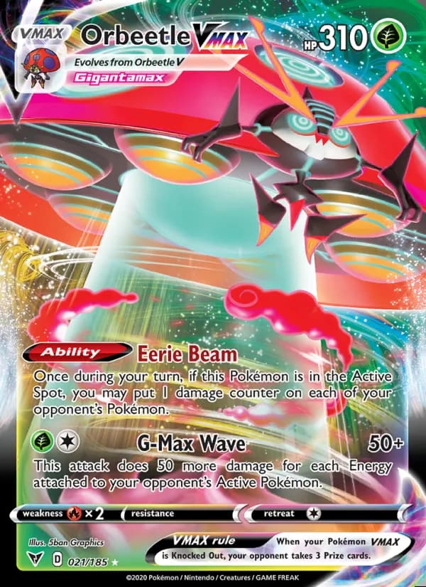 Orbeetle VMAX — Vivid Voltage #21