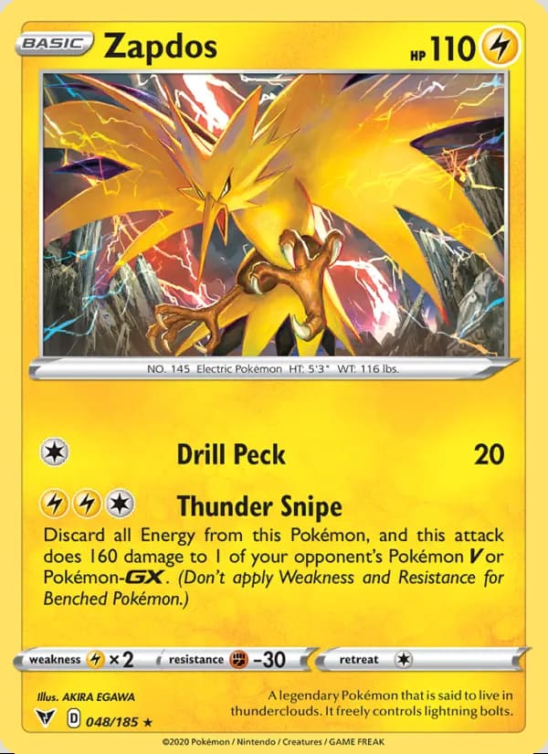 Zapdos — Voltaje Vívido #48