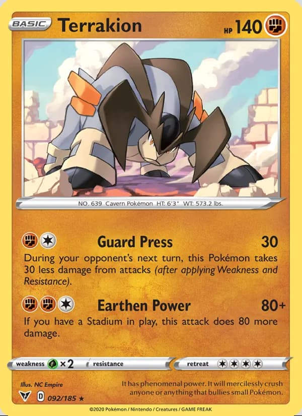 Terrakion — Vivid Voltage #92