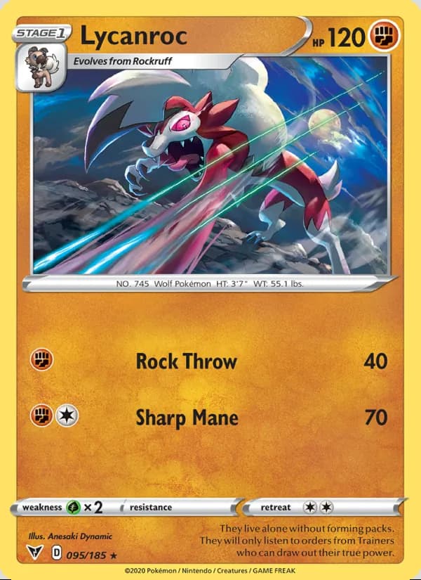 Lycanroc — Vivid Voltage #95