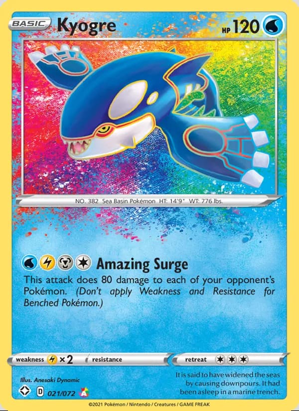 Kyogre — Shining Fates #21