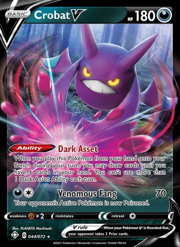 Crobat V — Shining Fates #44