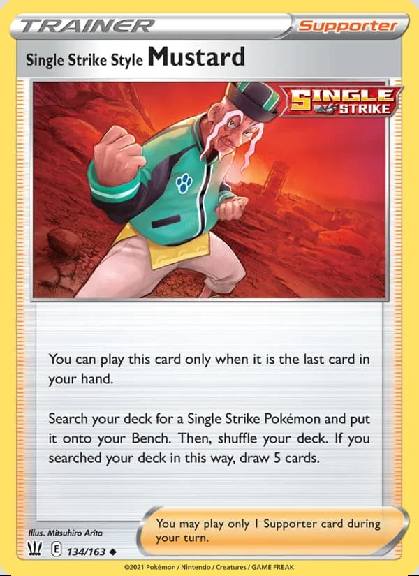 Single Strike Style Mustard — Battle Styles #134