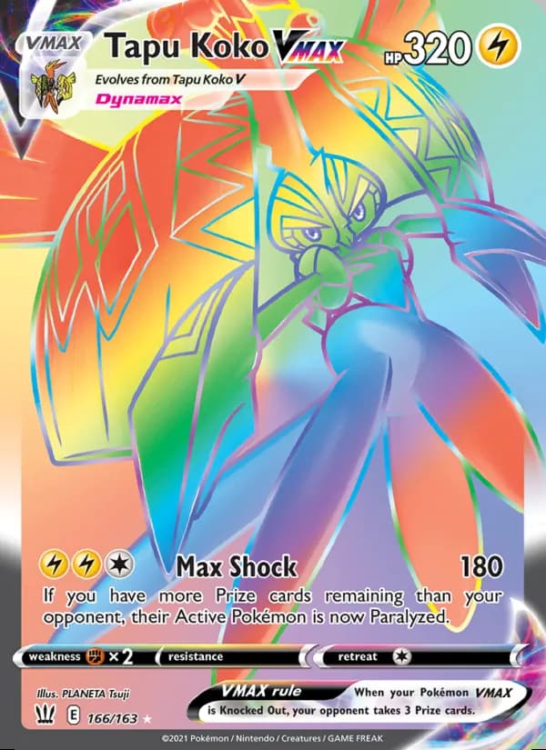 Tapu Koko VMAX — Battle Styles #166