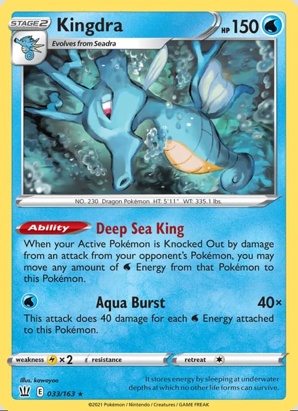Kingdra — Estilos de Combate #33
