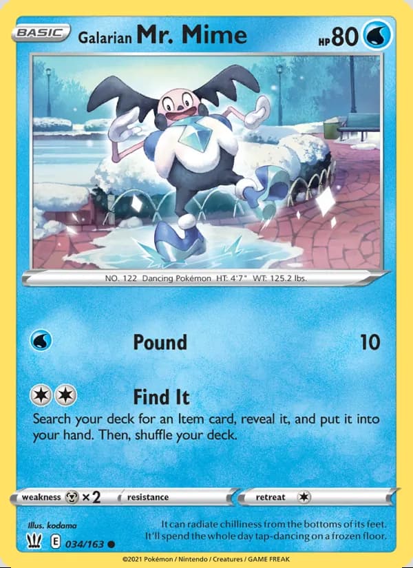 Galarian Mr. Mime — Battle Styles #34