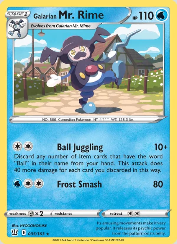 Galarian Mr. Rime — Battle Styles #35
