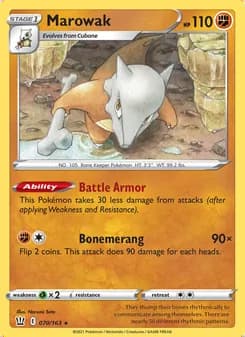 Marowak — Battle Styles #70