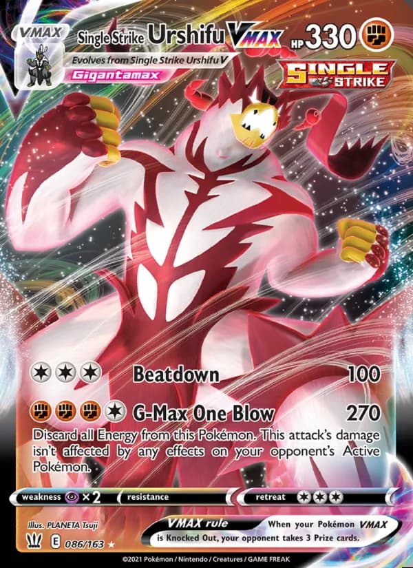 Single Strike Urshifu VMAX — Battle Styles #86