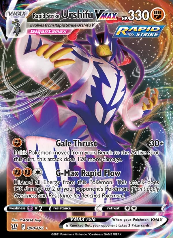 Urshifu Golpe Fluido VMAX — Estilos de Combate #88