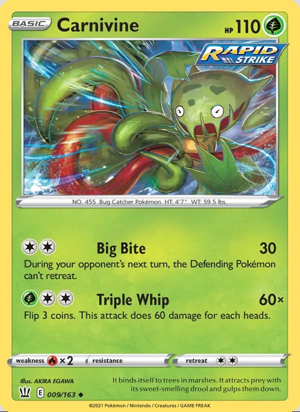 Carnivine — Battle Styles #9
